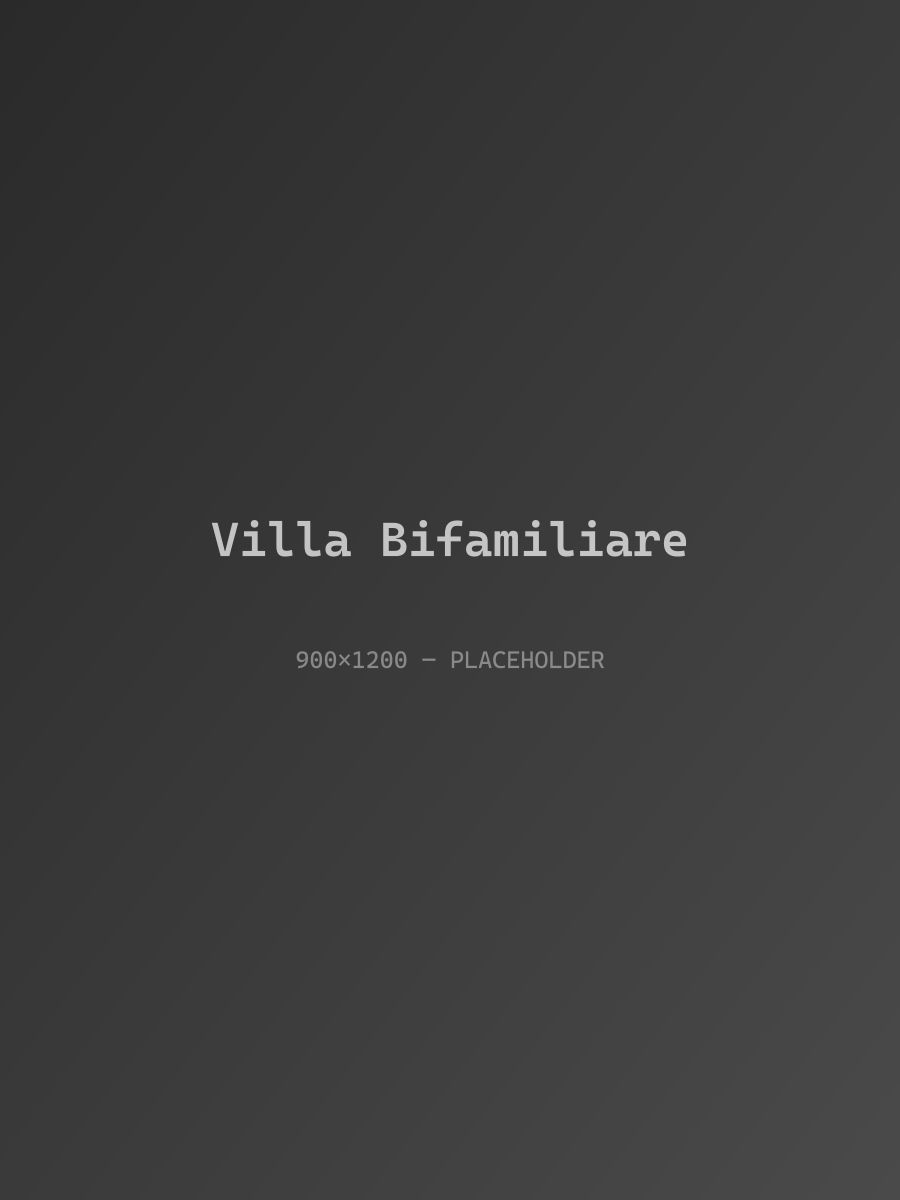 Villa bifamiliare contemporanea in montagna
